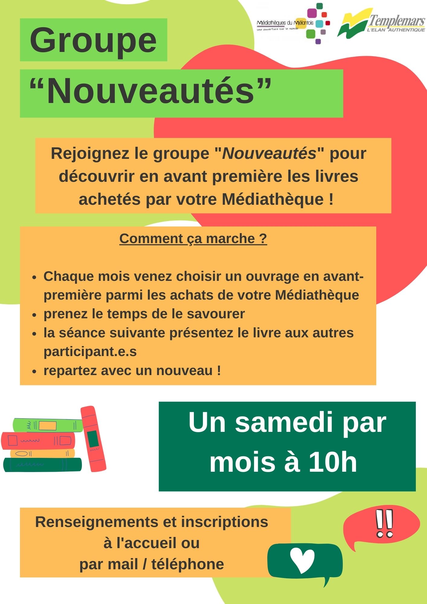Affiche groupe nouveautes