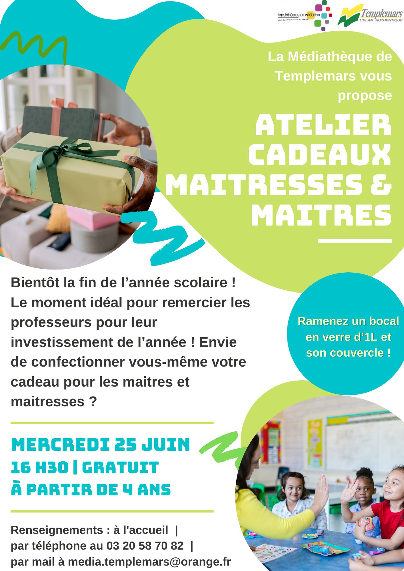 Atelier cadeaux maitres